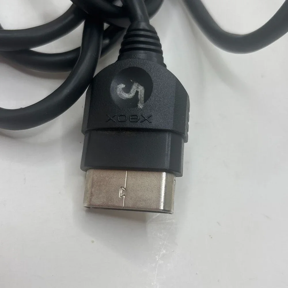 Original Xbox composite AV cable Microsoft OEM RCA Video Audio Lead Hookup Gen1
